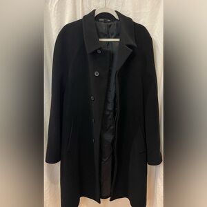 Lauren by Ralph Lauren Men’s 44R 100% Black Wool Coat